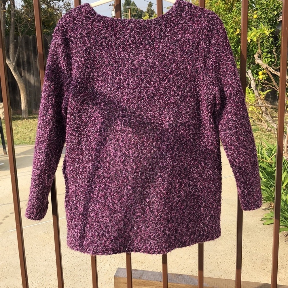 BOHO SHABBY CHIC VINTAGE NUBBY KNIT ONE BUTTON CARDIGAN SWEATER GUC Size… - Picture 7 of 16